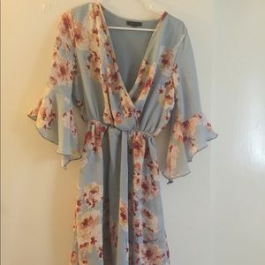 Mini floral dress